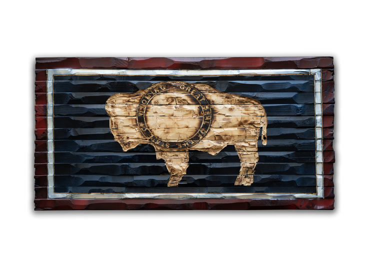 Wyoming State Flag 38x21