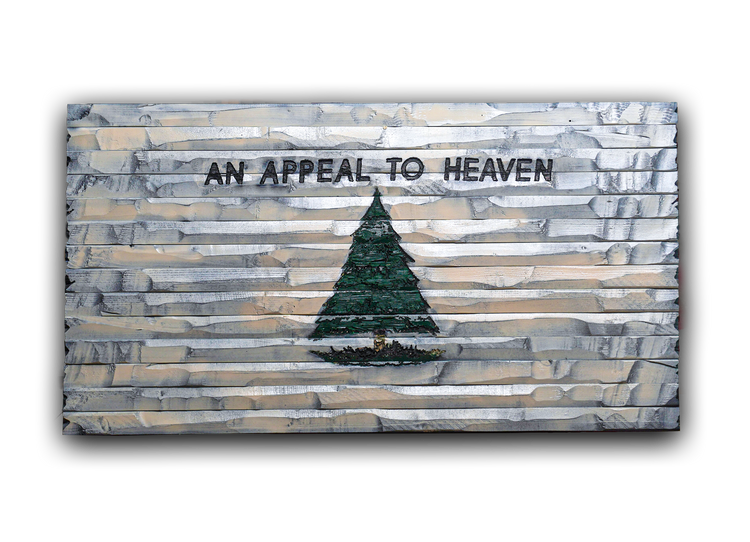 Appeal To Heaven Wood Flag