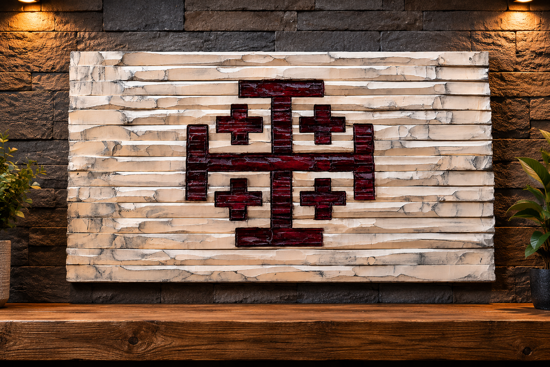 Jerusalem Cross Flag 38x23
