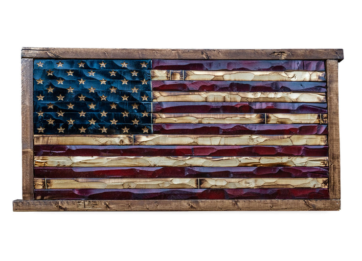 Framed American flag 