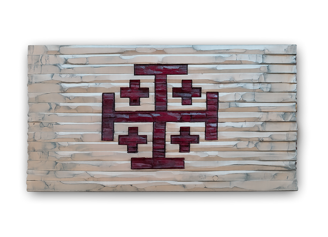 Jerusalem Christian Cross Flag