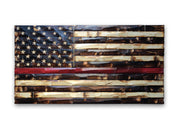 thin red line firefighter flag