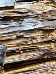 Full Char Texas State Flag Rustic Wood Decor 59x29