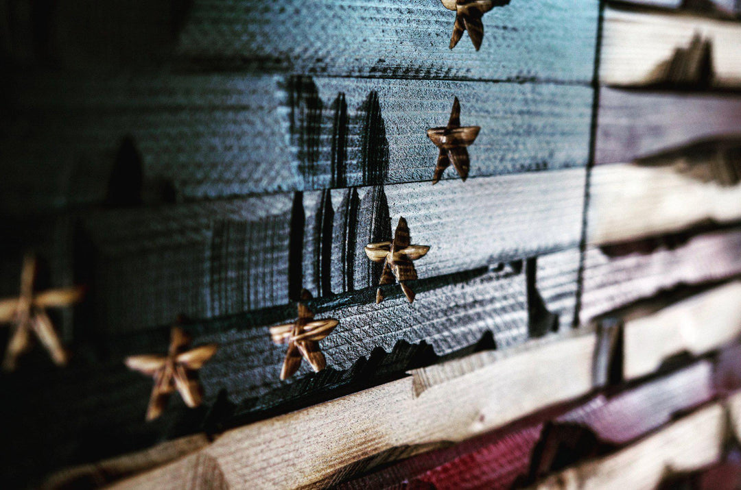 Wood american flag -THE LEGACY FLAG