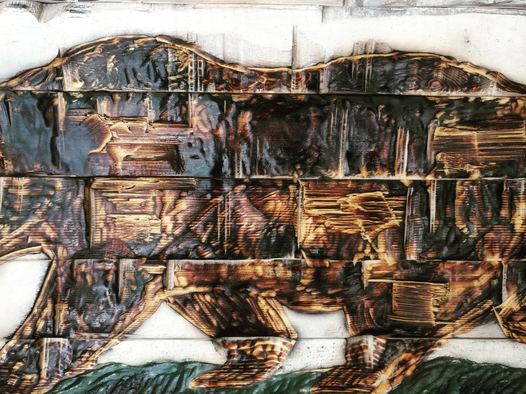 Wood american flag -THE LEGACY FLAG