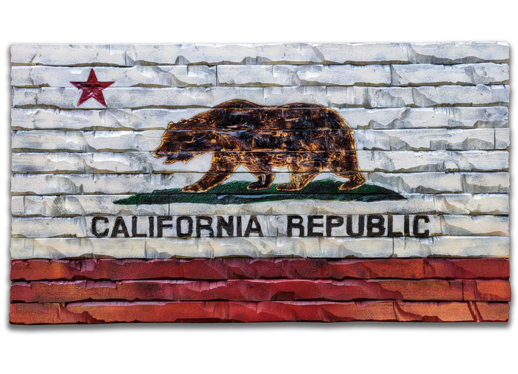 Wood american flag -THE LEGACY FLAG