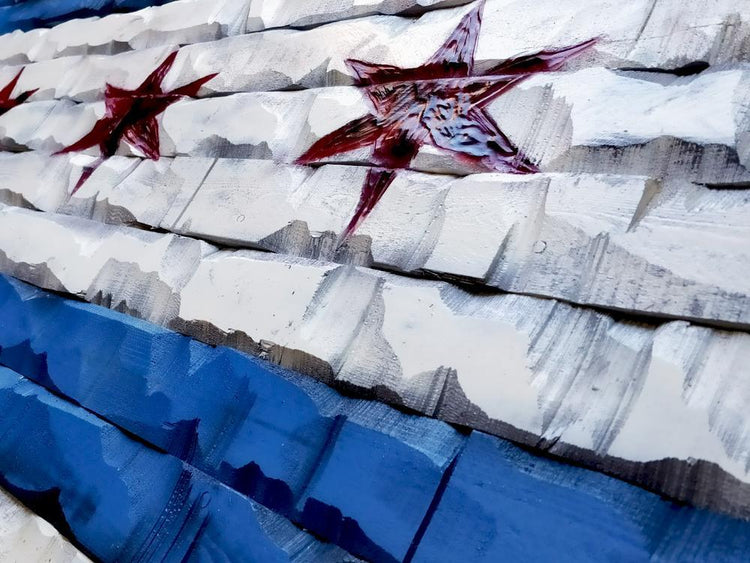 Wood american flag -THE LEGACY FLAG