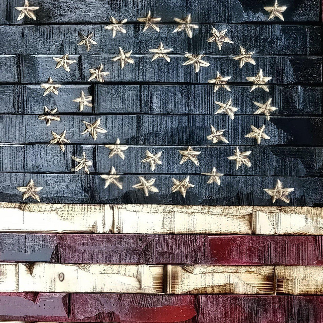 Wood american flag -THE LEGACY FLAG