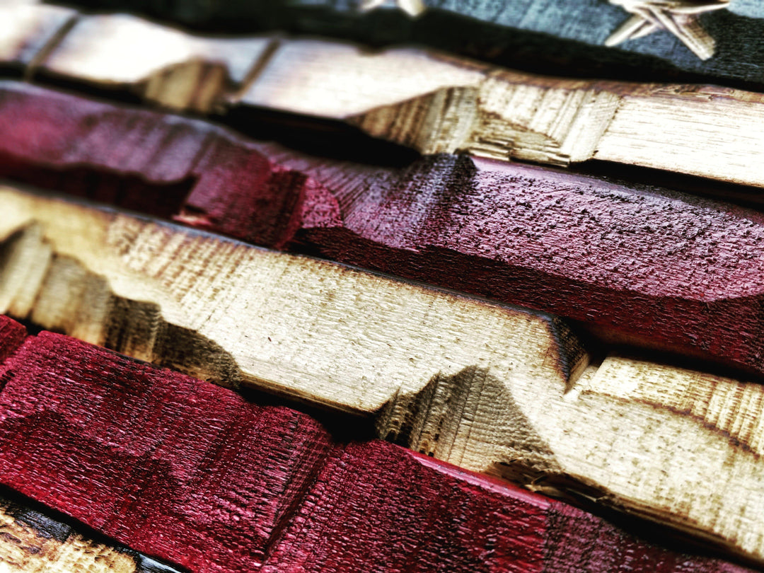 Wood american flag -THE LEGACY FLAG