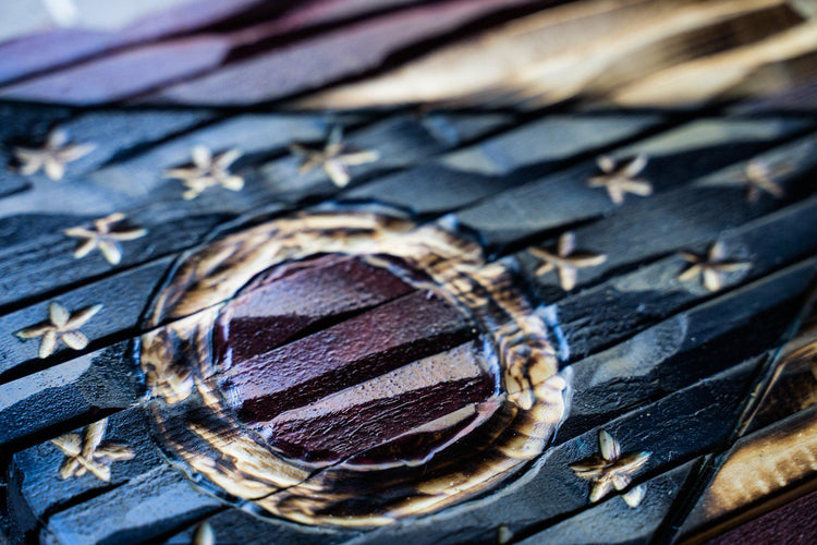 Wood american flag -THE LEGACY FLAG