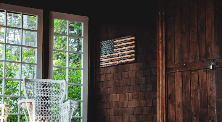 Wood american flag -THE LEGACY FLAG