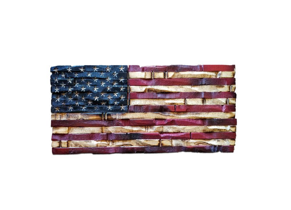 Wood american flag -THE LEGACY FLAG