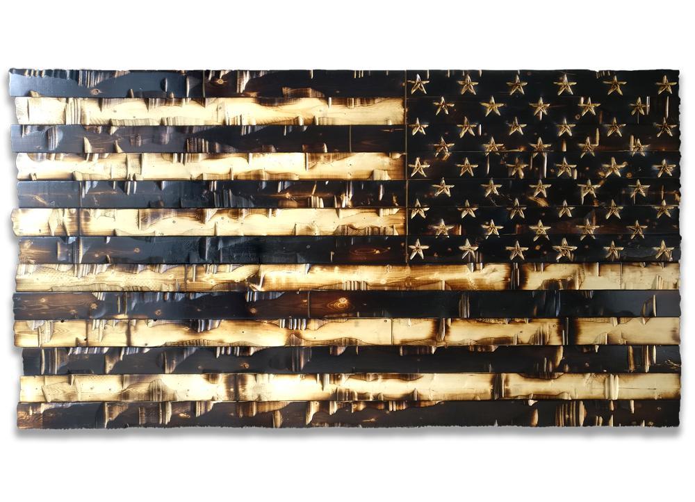 Wood american flag -THE LEGACY FLAG