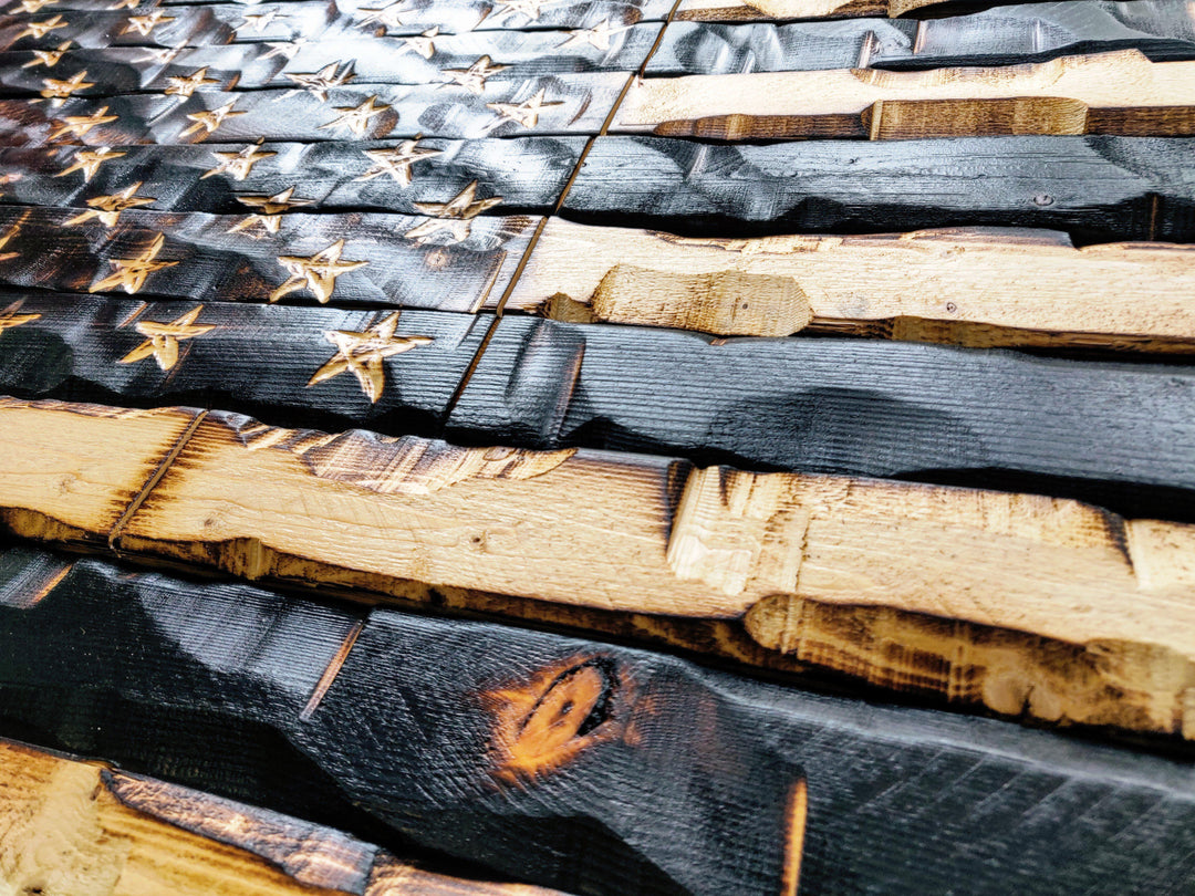 Wood american flag -THE LEGACY FLAG