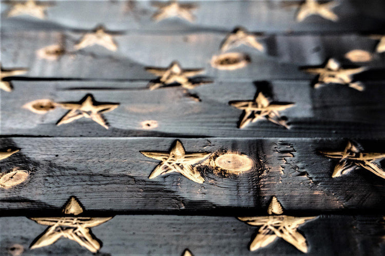 Wood american flag -THE LEGACY FLAG