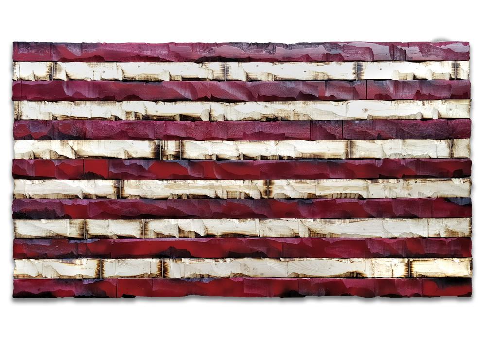 Wood american flag -THE LEGACY FLAG