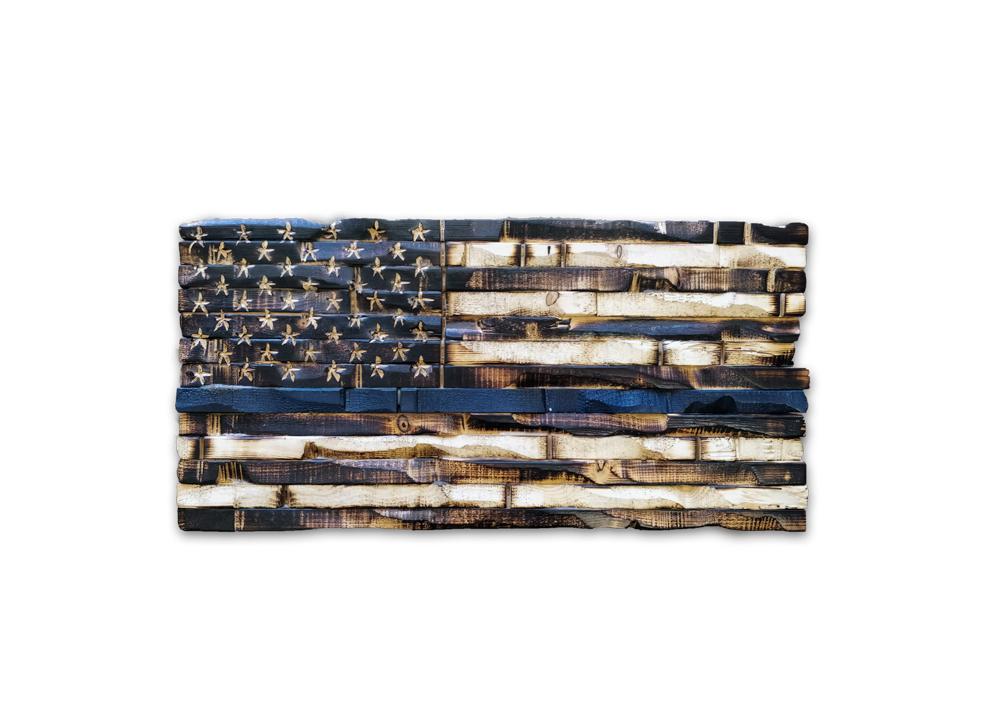 Wood american flag -THE LEGACY FLAG