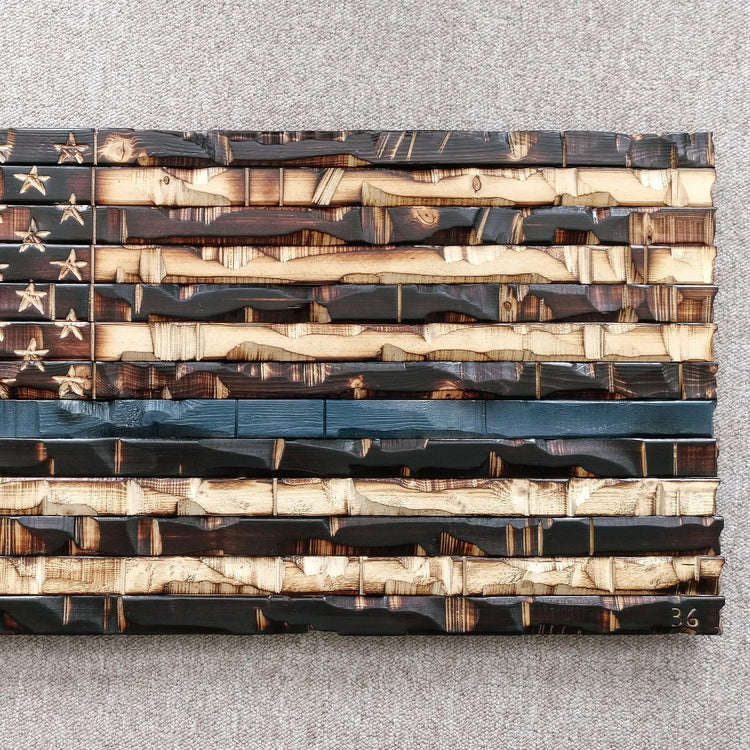 Wood american flag -THE LEGACY FLAG
