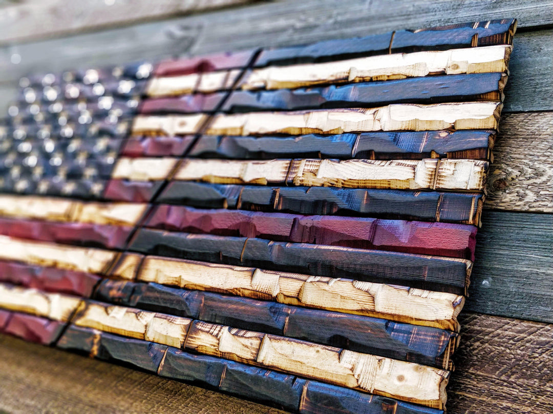 Wood american flag -THE LEGACY FLAG