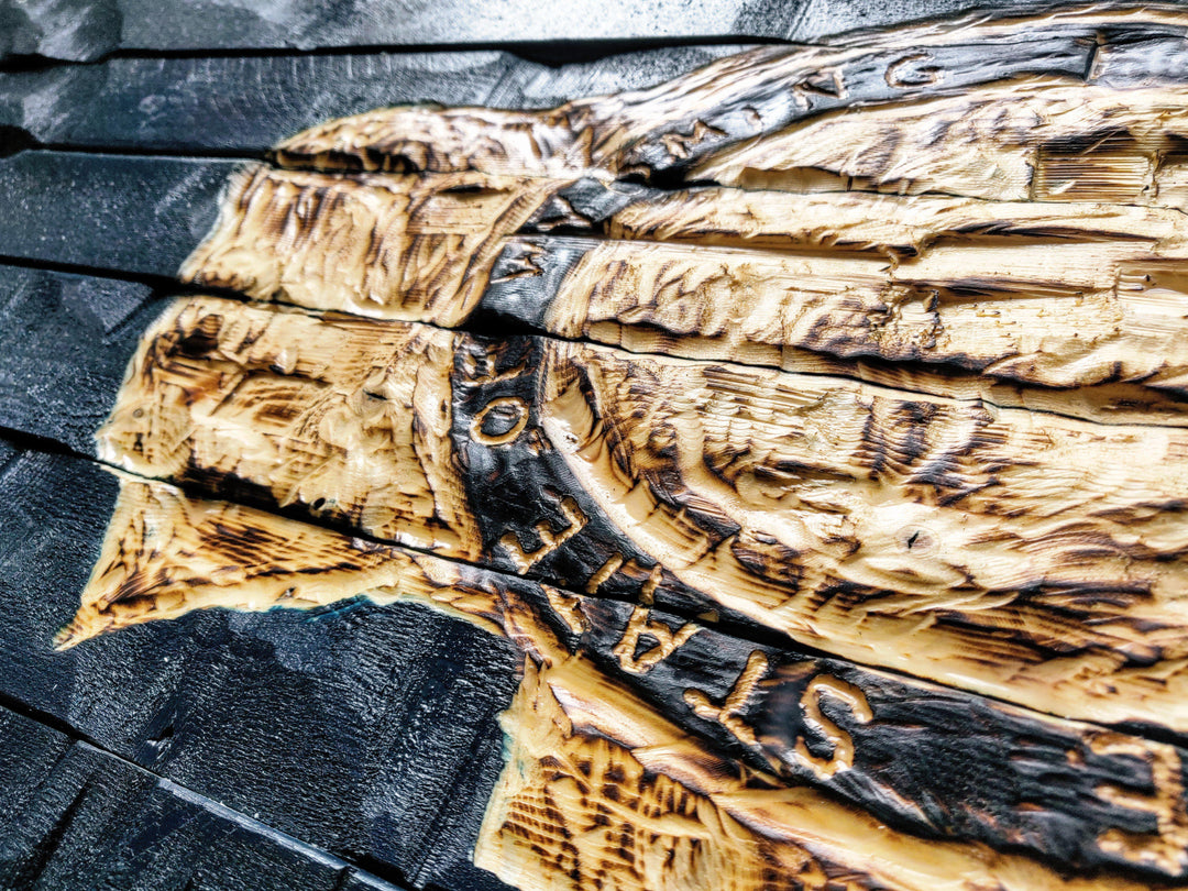 Wood american flag -THE LEGACY FLAG