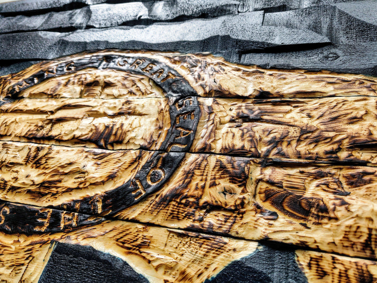 Wood american flag -THE LEGACY FLAG